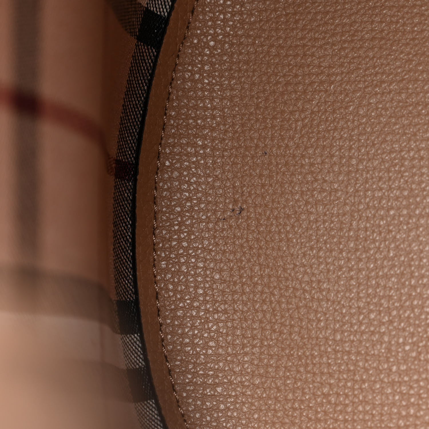 Burberry Haymarket Check Colours Small Lorne Bucket Crossbody Beige 12 of 13