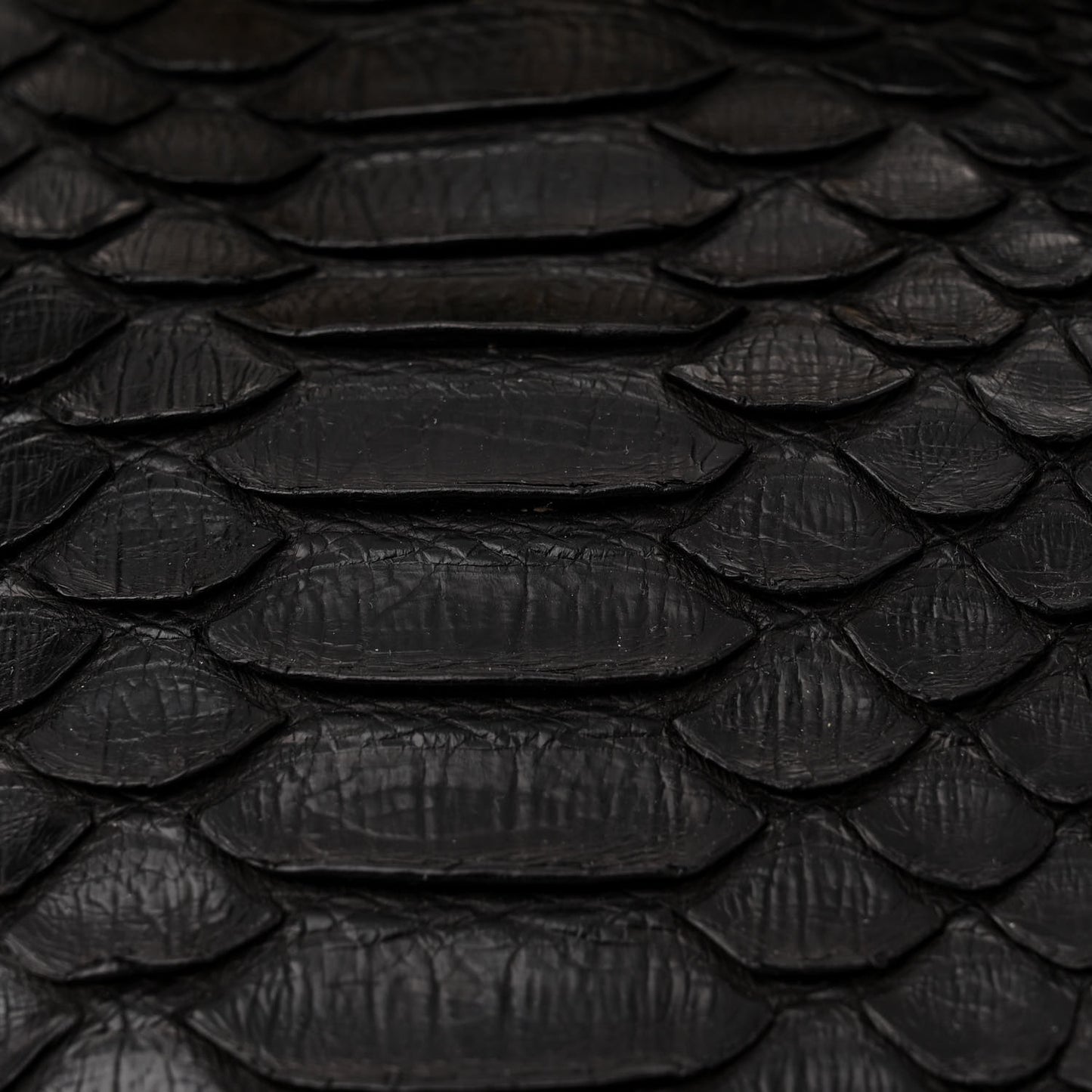 Snakeskin Large GG Running Tote Black