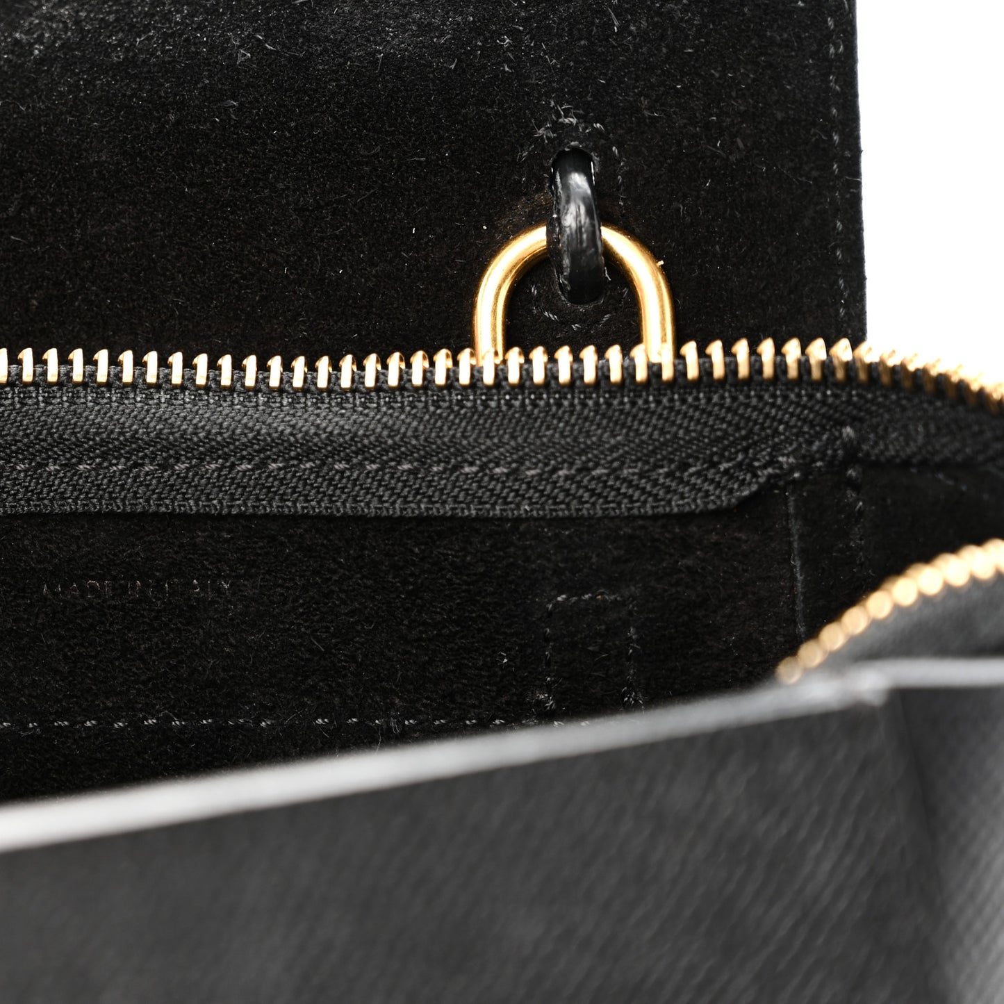 Grained Calfskin Pico Belt Bag Black