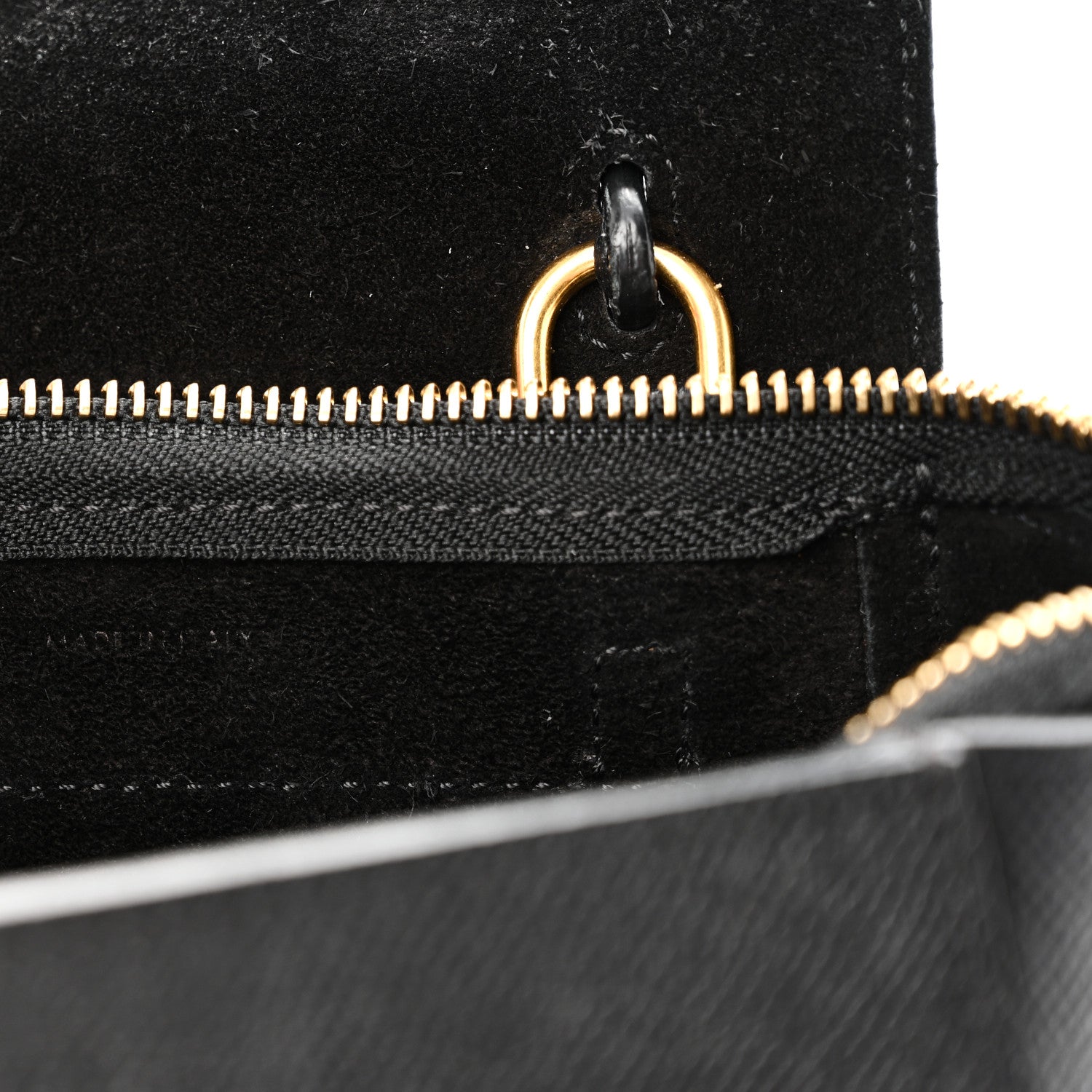 Celine Grained Calfskin Pico Belt Bag Black 7 of 10
