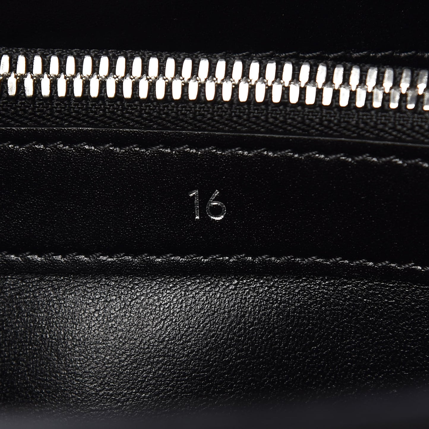 Satinated Calfskin Medium 16 Top Handle Bag Black