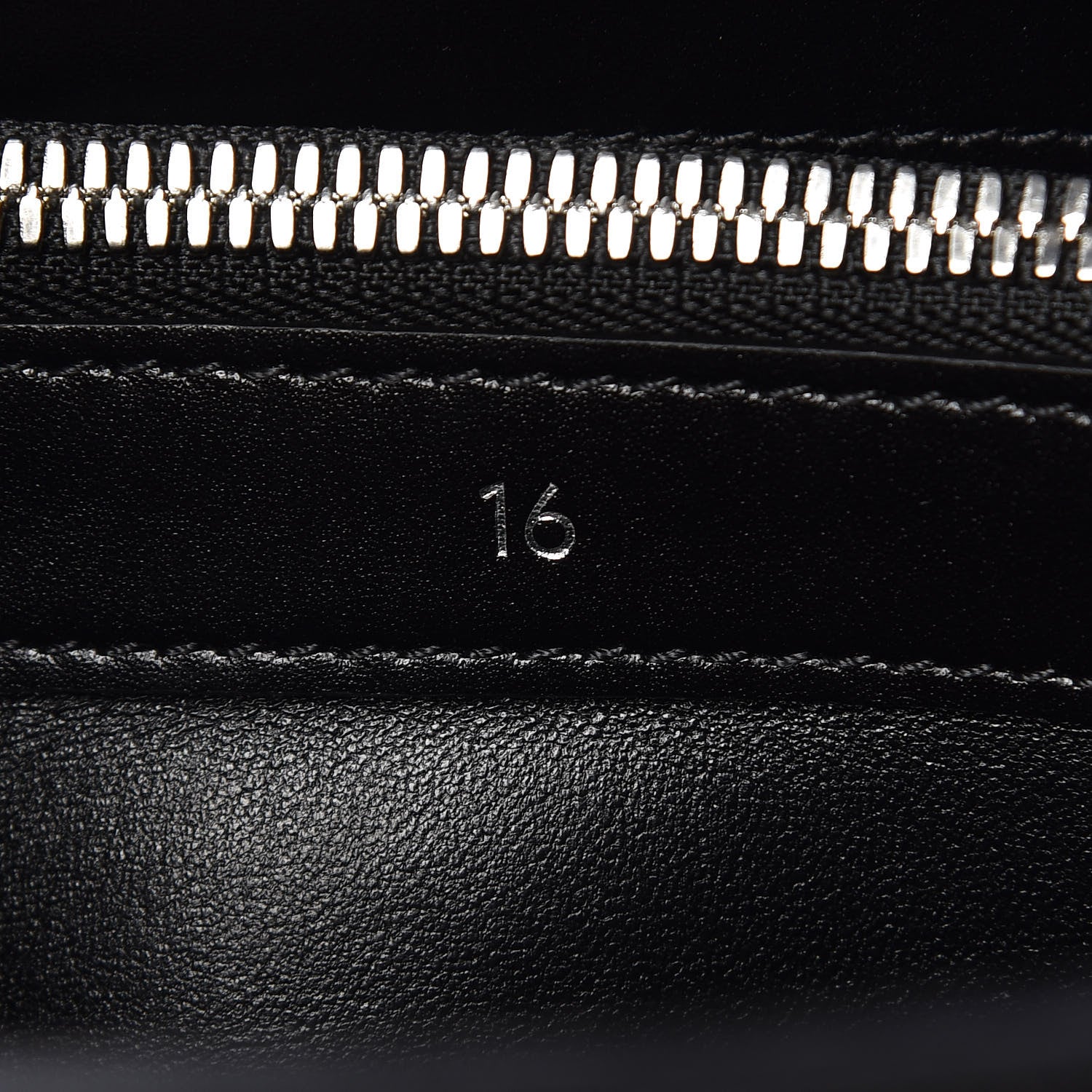 Celine Satinated Calfskin Medium 16 Top Handle Bag Black 6 of 10