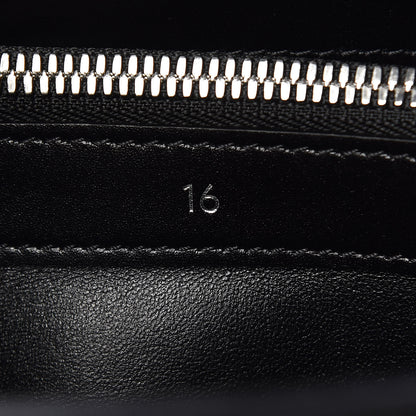 Celine Satinated Calfskin Medium 16 Top Handle Bag Black 6 of 10