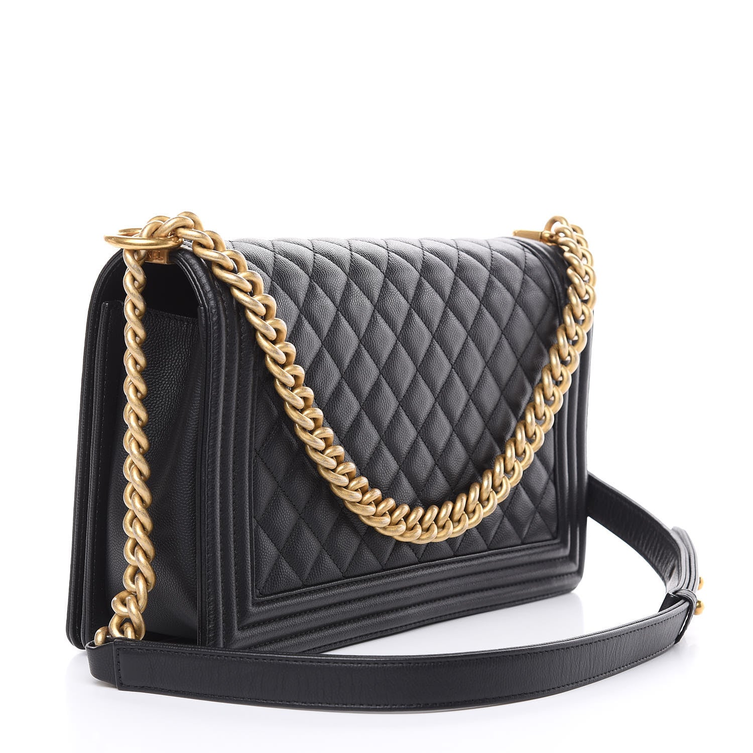 Chanel Caviar Quilted New Medium Boy Flap Black 3 of 14