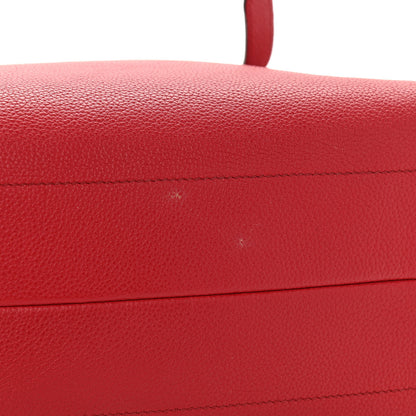 Prada Vitello Daino Shopping Tote Rosso 7 of 11