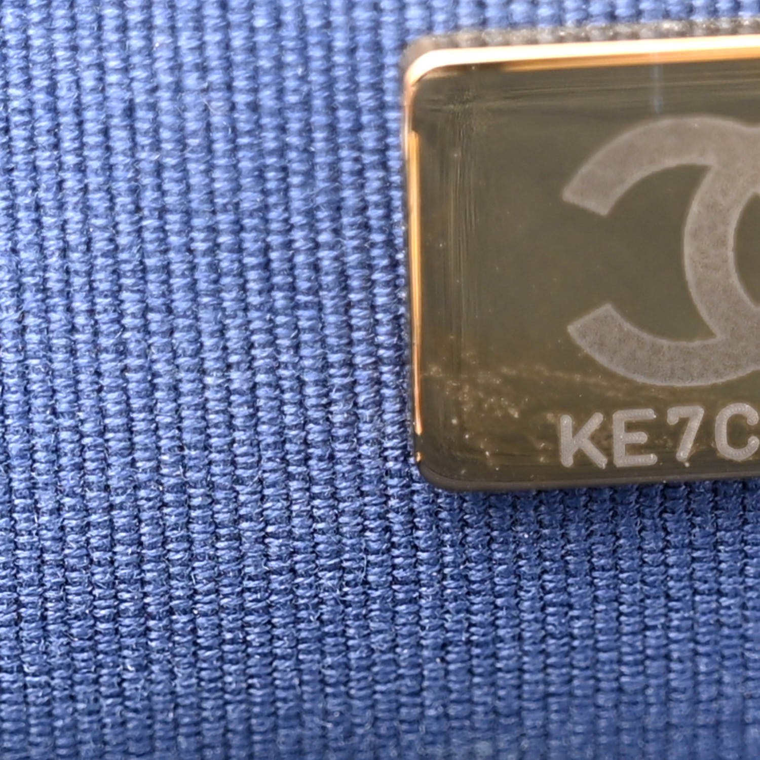 Chanel Denim Quilted Double You Backpack Blue Golden 7 of 12