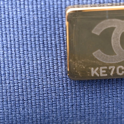 Chanel Denim Quilted Double You Backpack Blue Golden 7 of 12