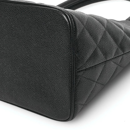 Chanel Caviar Quilted Medallion Tote Black 10 of 10