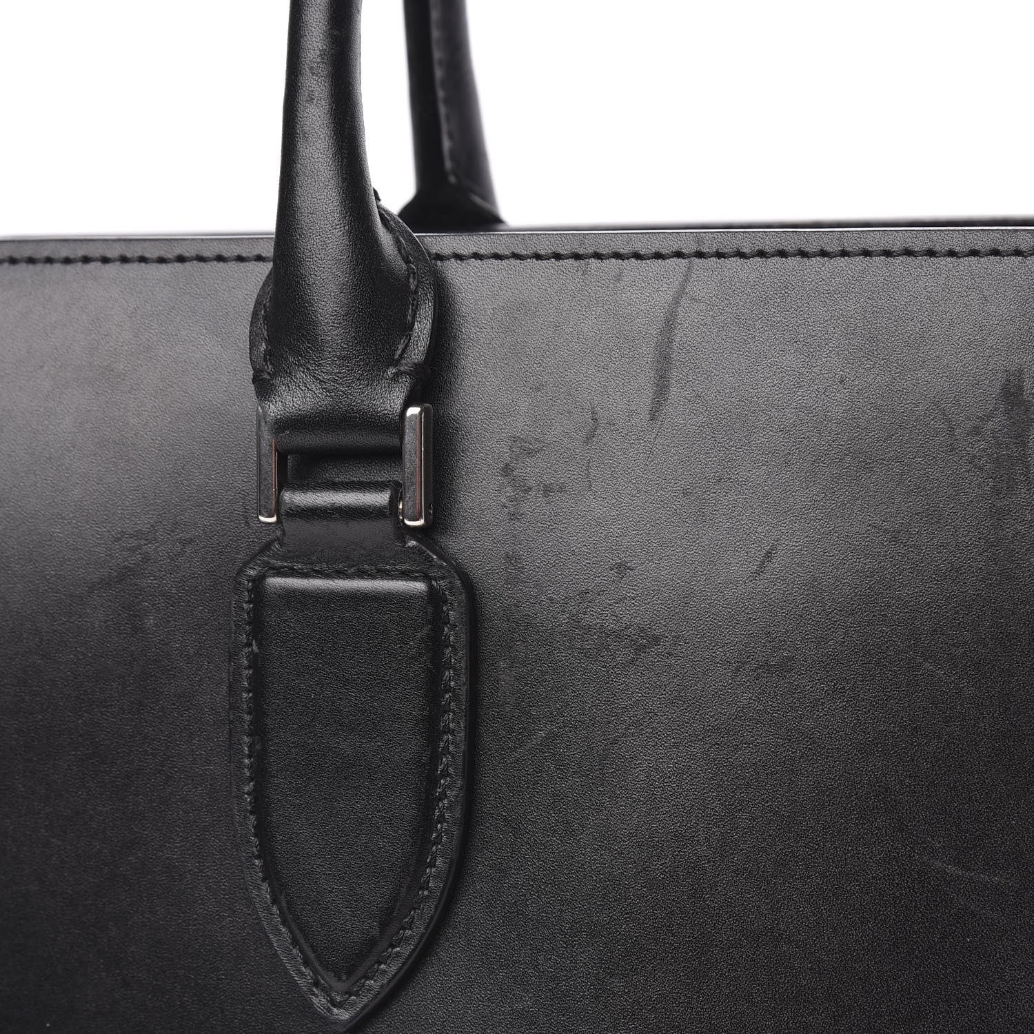 Alexander McQueen Calfskin Heroine Open Tote Black 14 of 17