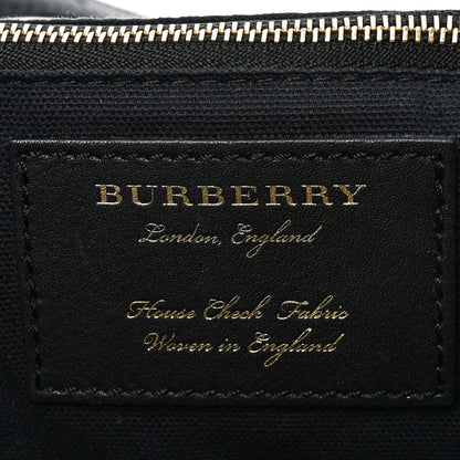 Burberry Grainy Calfskin House Check Small Canterbury Black 6 of 10