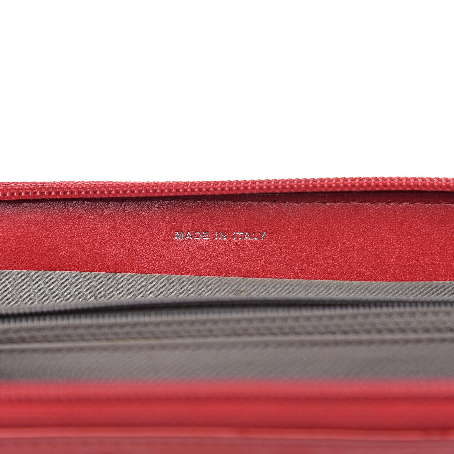 Chanel Patent Calfskin Lucky Symbols Zip Around Wallet Red 6 of 8