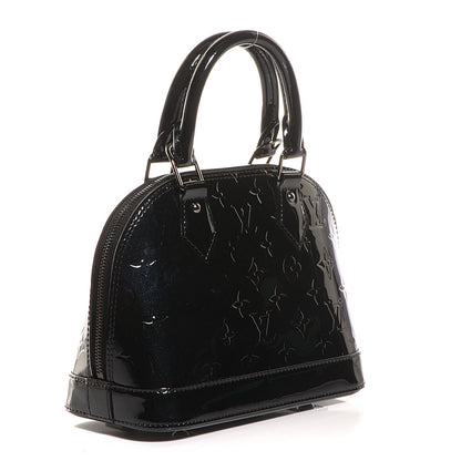 Louis Vuitton Vernis Alma BB Noir Magnetique 3 of 8