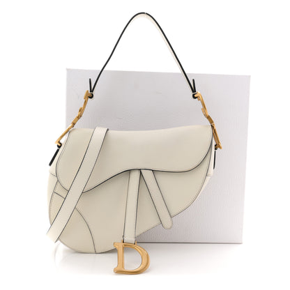 Christian Dior Grained Calfskin Saddle Bag With Strap Latte 13 of 13