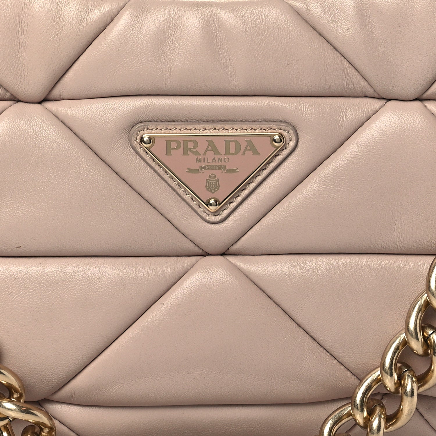 Prada Nappa Re-Nylon Triangle Quilted Patchwork System Shoulder Bag Ninfea 9 of 12