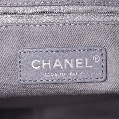 Chanel Canvas Large Double Face Shopping Tote Grey 6 of 7