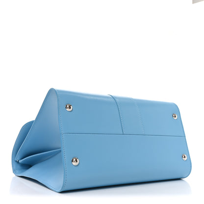 Delvaux Box Calfskin MM L'Humour Brillant Satchel Ciel 4 of 9