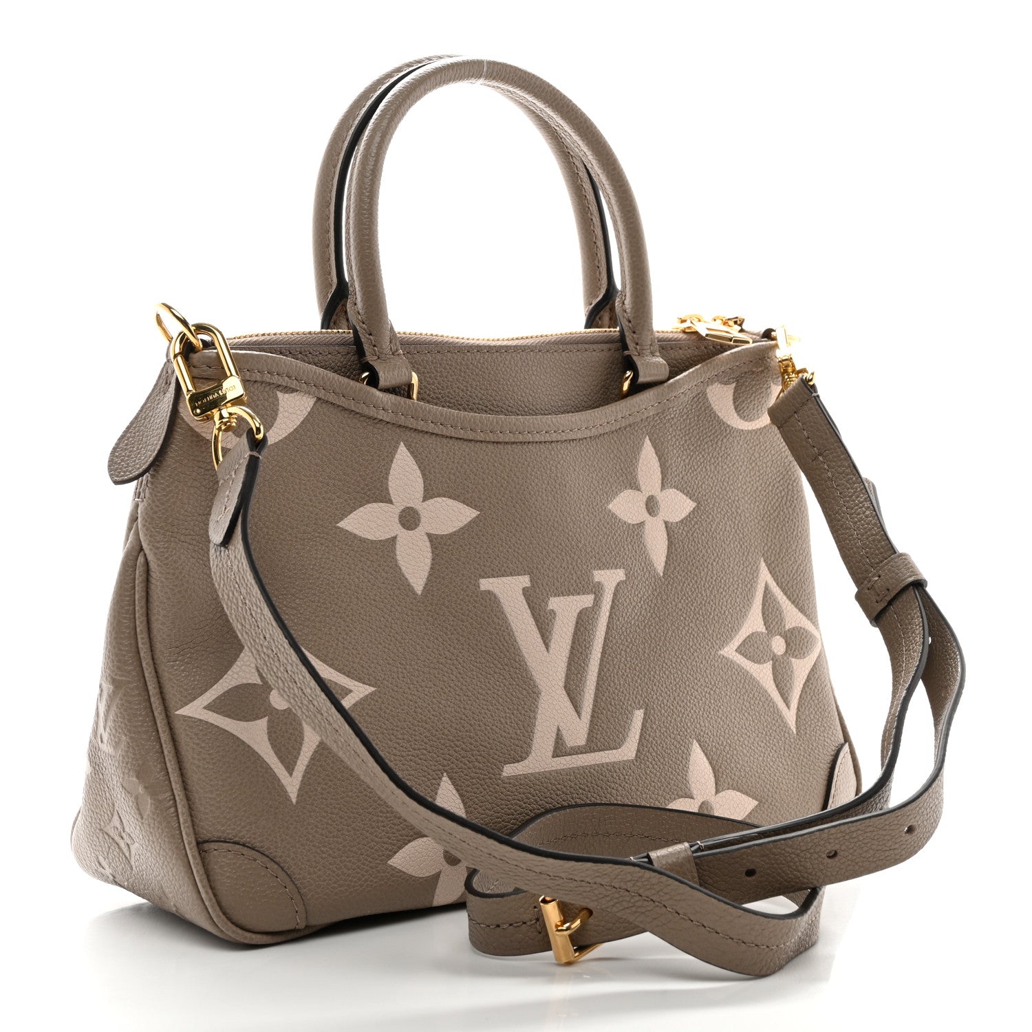 Louis Vuitton Empreinte Monogram Giant Trianon PM Tourterelle Creme 3 of 9