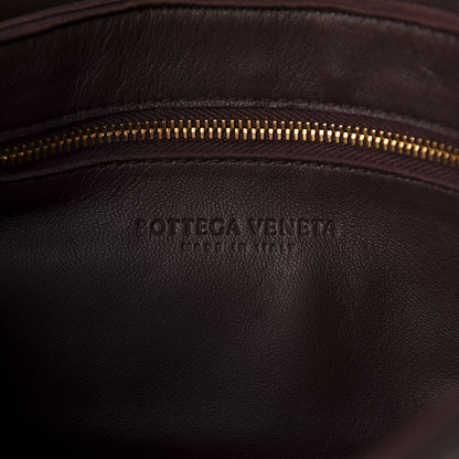 Bottega Veneta Lambskin Maxi Intrecciato Cassette Crossbody Bag Oxblod 8 of 11