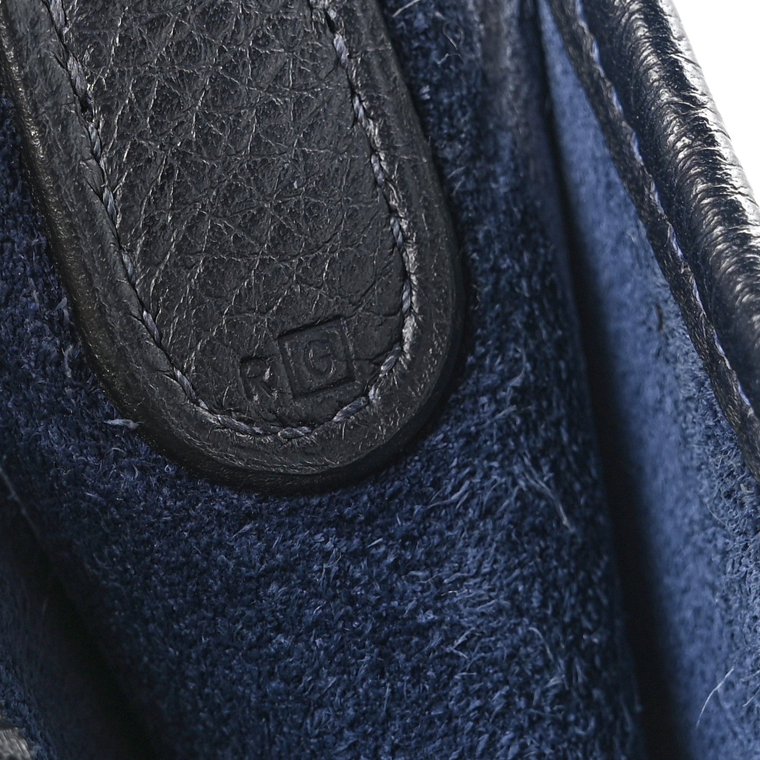 Hermes Taurillon Clemence Evelyne GM Bleu Indigo 7 of 10