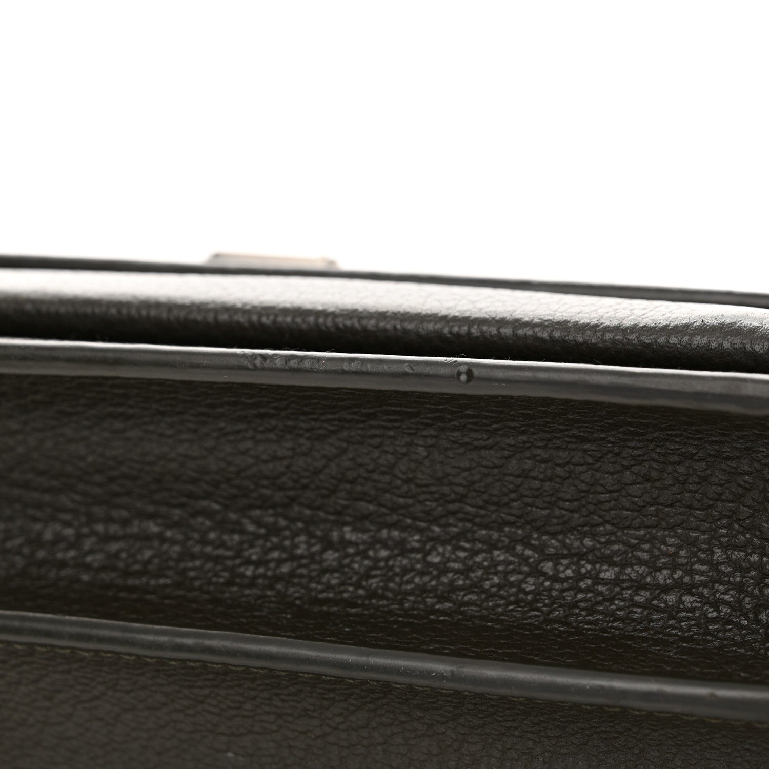 Saint Laurent Grained Calfskin Medium Monogram Sunset Satchel Dark Green 16 of 16
