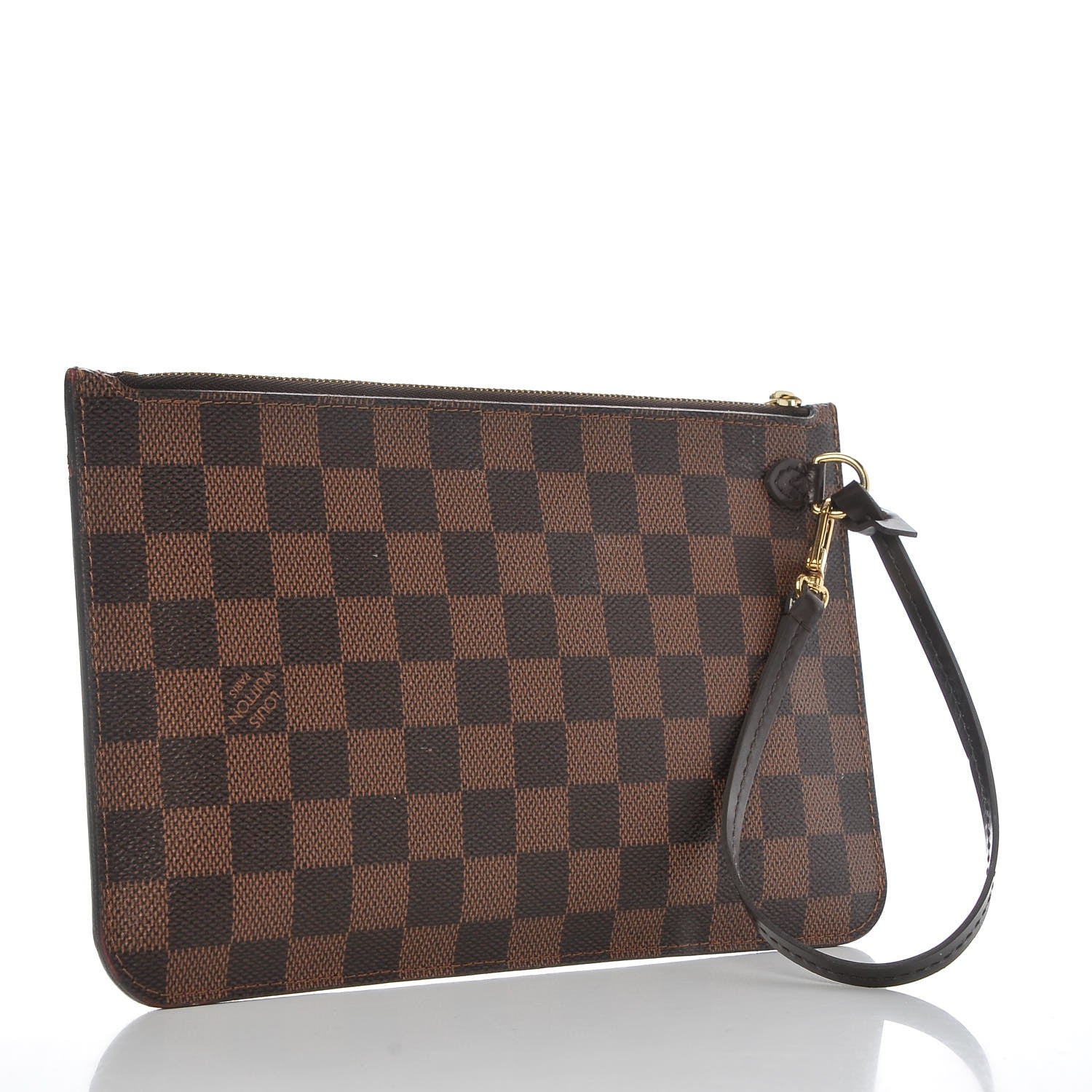 Louis Vuitton Damier Ebene Neverfull MM GM Pochette 3 of 10