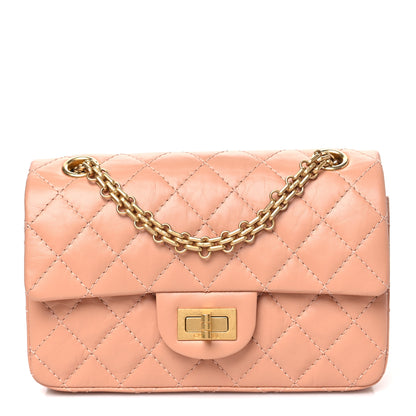 Chanel Aged Calfskin Quilted 2.55 Reissue Mini Flap Beige 1 of 10