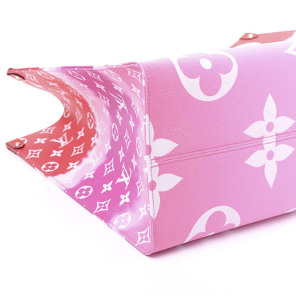 Louis Vuitton Monogram Escale Onthego GM Rouge 8 of 9