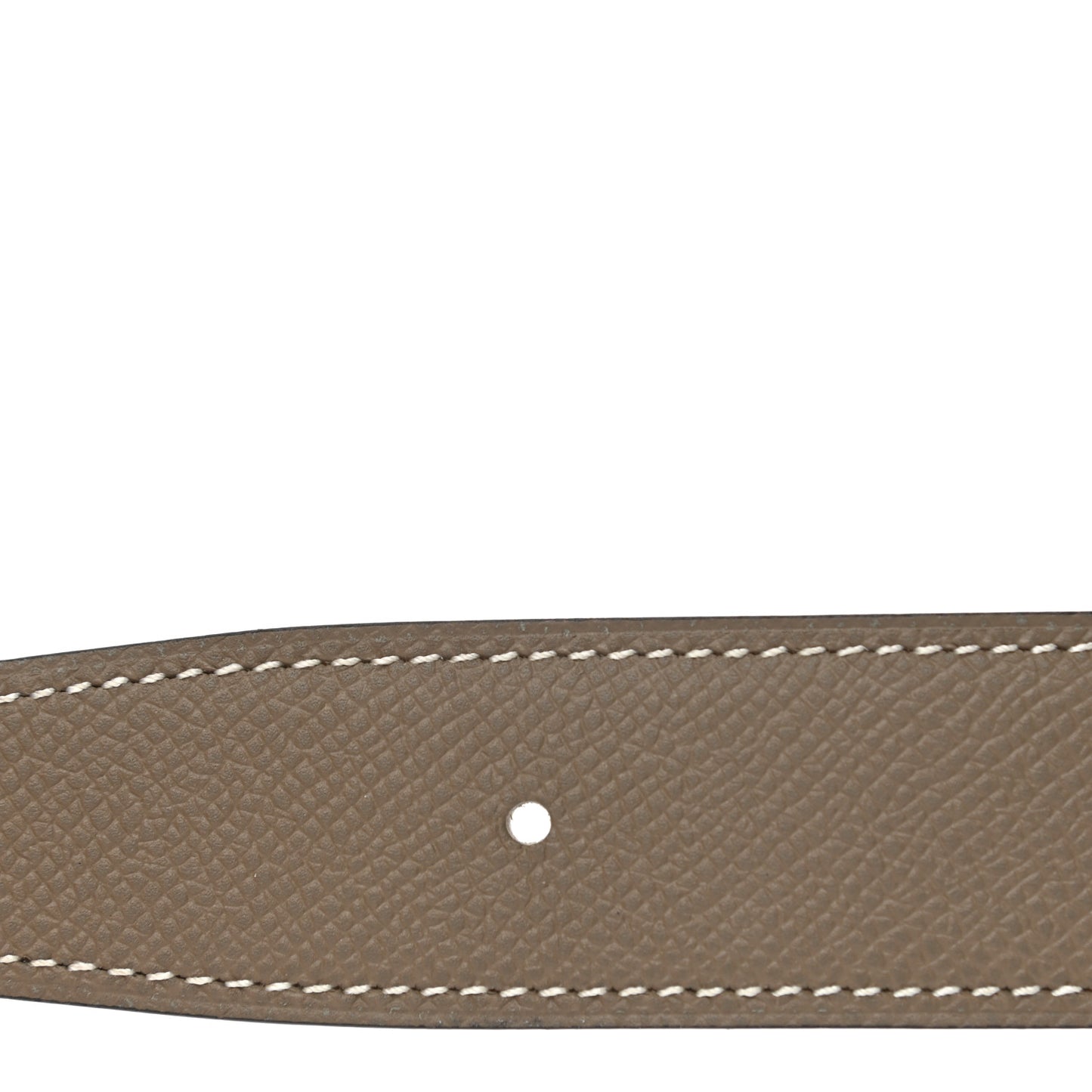 Epsom PVD Plated 32mm H Belt 80 Etoupe White