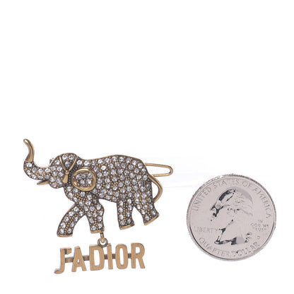 Christian Dior Crystal Elephant J'Adior Barrette 2 of 5