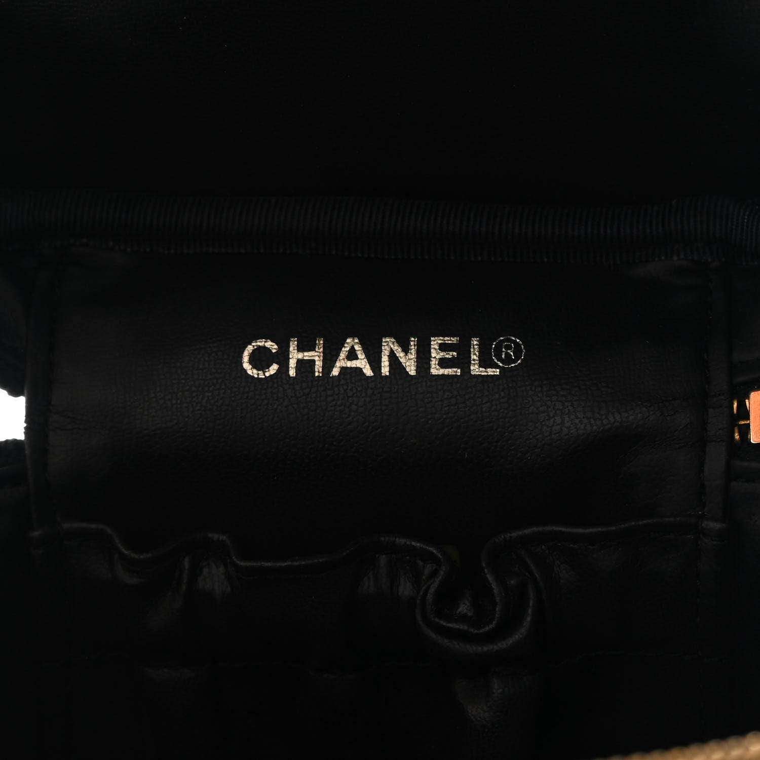 Chanel Caviar Vanity Cosmetic Case Black 6 of 11