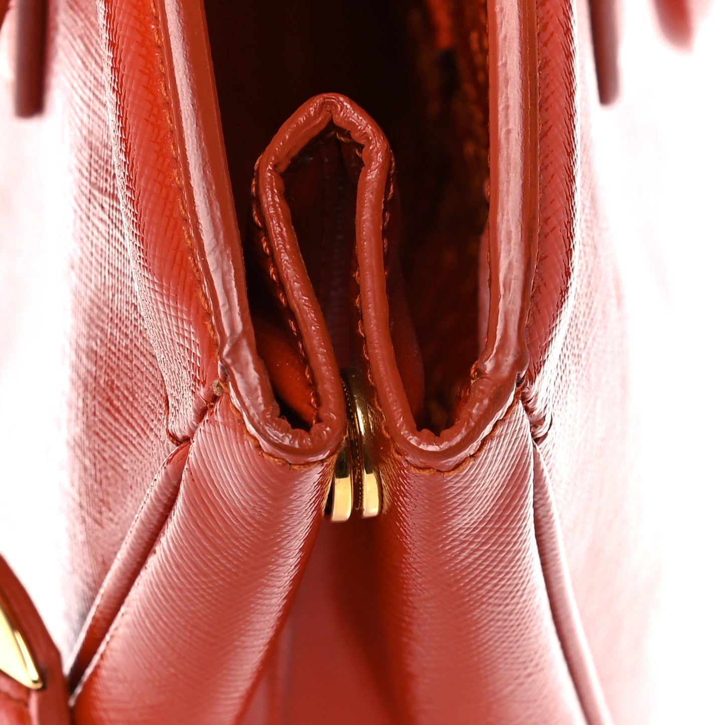 Saffiano Vernice Parabole Tote Arancio