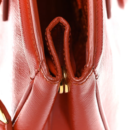 Prada Saffiano Vernice Parabole Tote Arancio 13 of 20