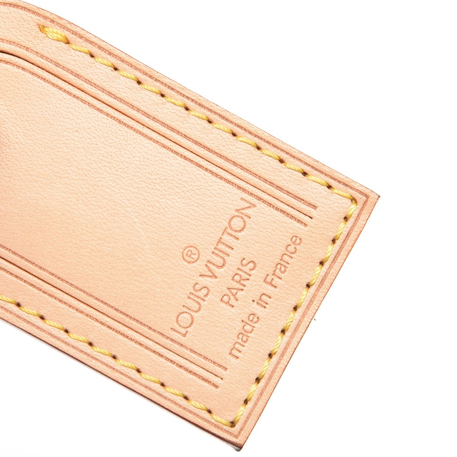 Louis Vuitton Vachetta Leather Luggage Tag 3 of 3