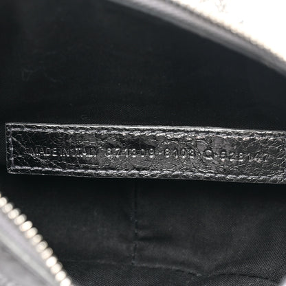 Balenciaga Metallic Agneau Arena Le Cagole Shoulder Bag XS Silver 7 of 9