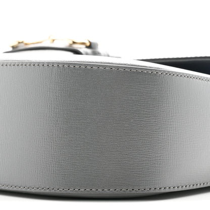 Gucci Azalea Calfskin Web Horsebit 1955 Shoulder Bag Graphite Grey 9 of 9