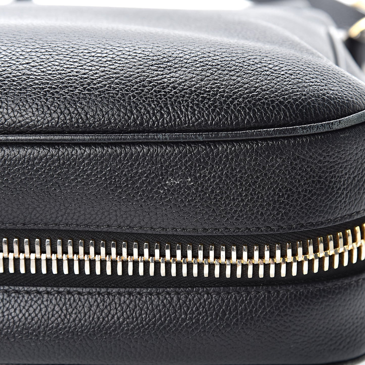 Grained Calfskin Medium Jennifer Crossbody Bag Black