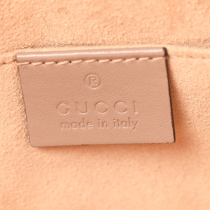 Gucci Calfskin Matelasse Small GG Marmont Chain Shoulder Bag Porcelain Rose 6 of 10