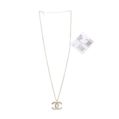 Chanel Pearl CC Pendant Necklace Gold 2 of 5