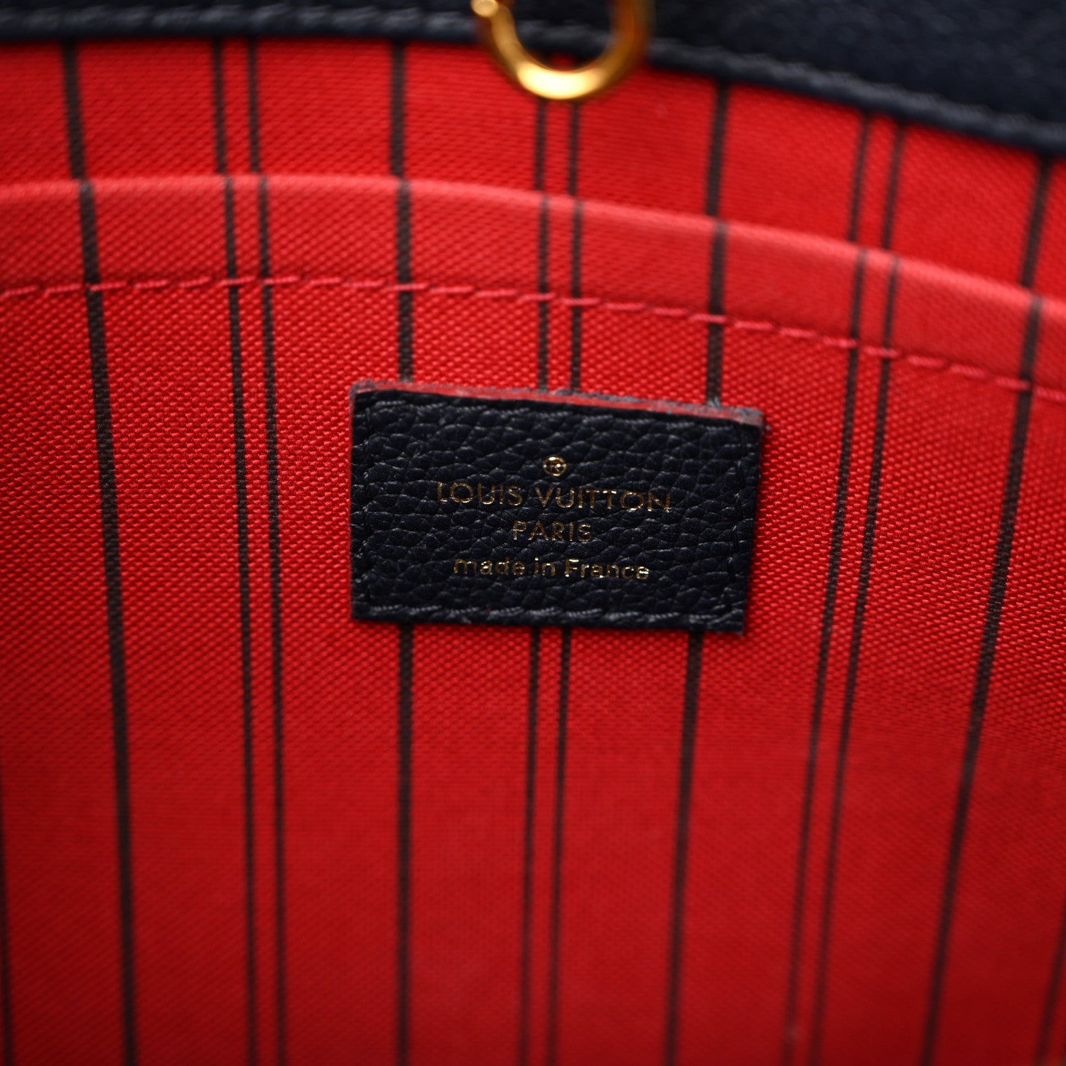 Louis Vuitton Empreinte Montaigne MM Marine Rouge 6 of 12