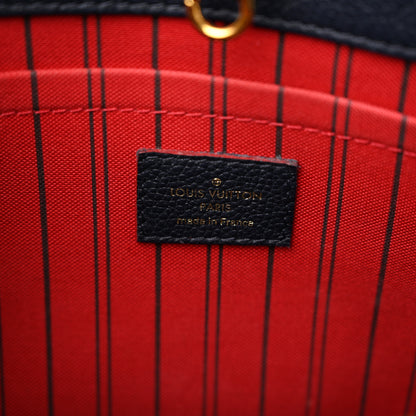 Louis Vuitton Empreinte Montaigne MM Marine Rouge 6 of 12