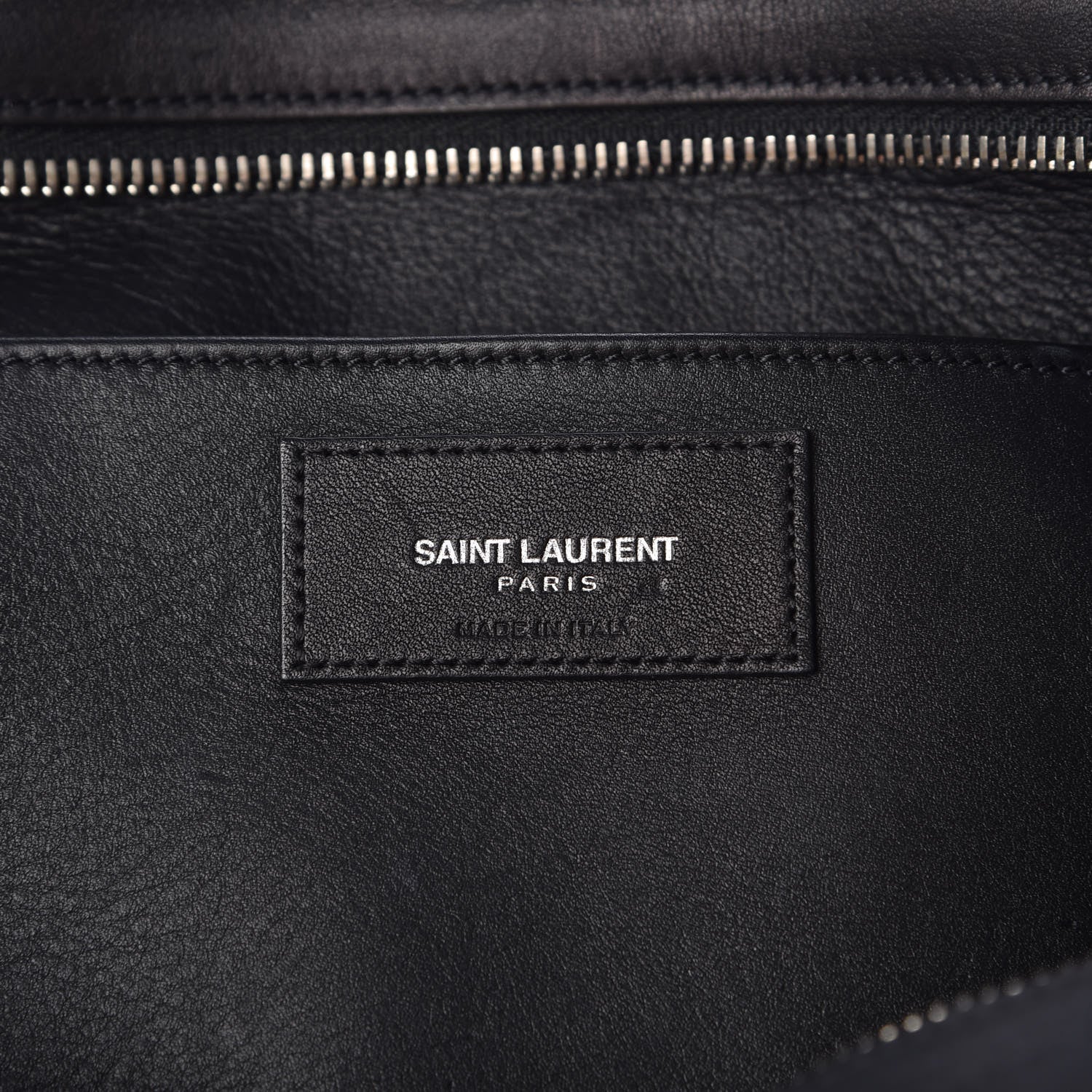 Saint Laurent Smooth Calfskin Small Monogram Cabas Black 9 of 10