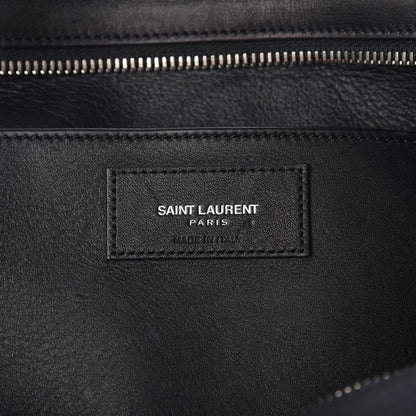 Saint Laurent Smooth Calfskin Small Monogram Cabas Black 9 of 10