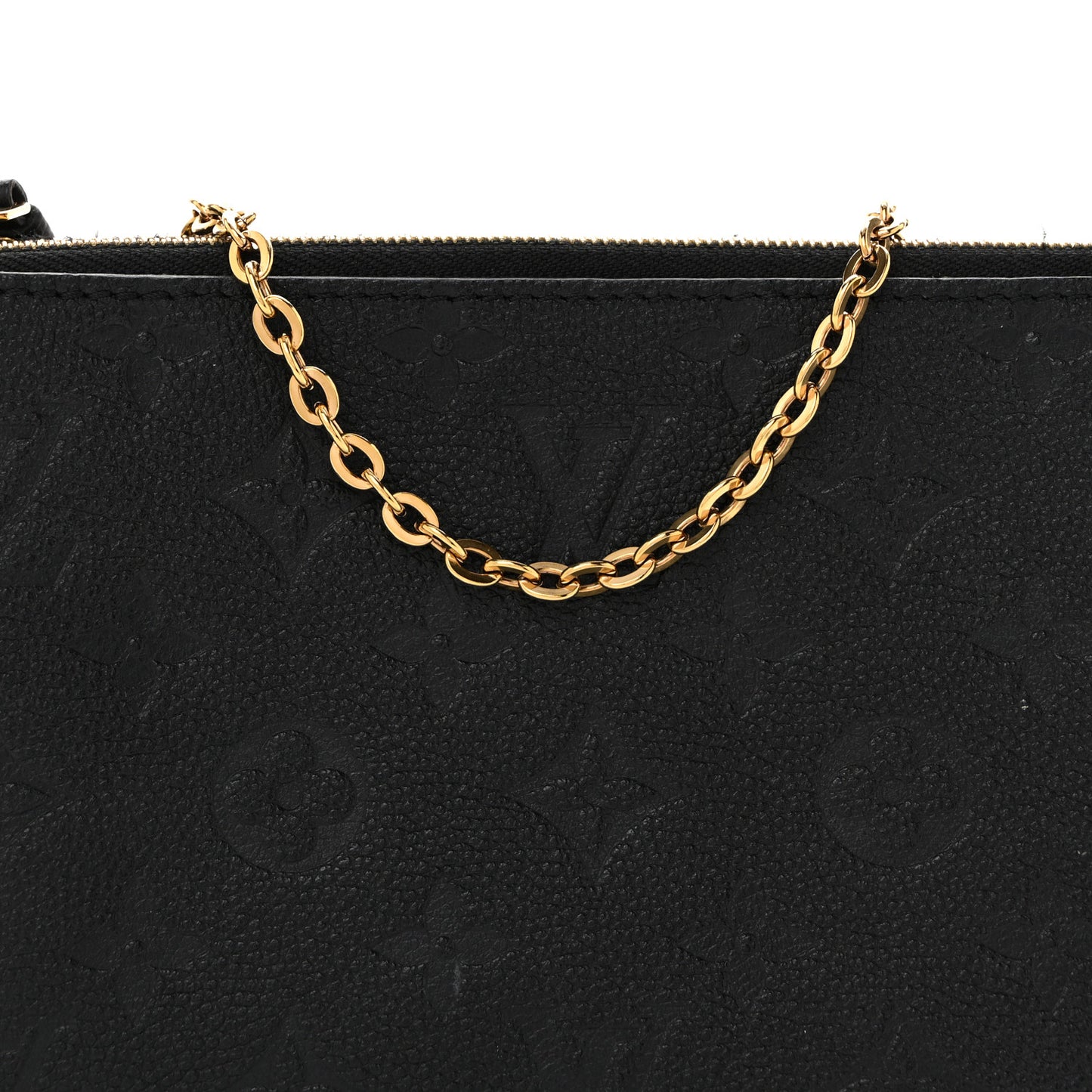 Empreinte Double Zip Pochette Black