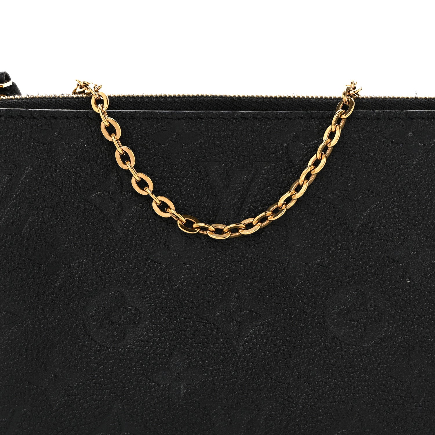Louis Vuitton Empreinte Double Zip Pochette Black 7 of 11