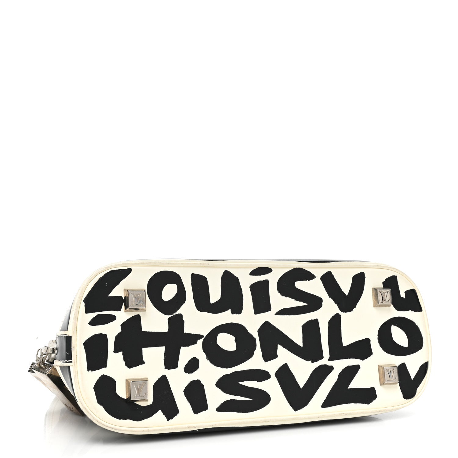 Louis Vuitton Graffiti Alma MM Black 5 of 15