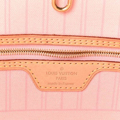 Louis Vuitton Damier Azur Neo Neverfull MM Rose Ballerine 6 of 10