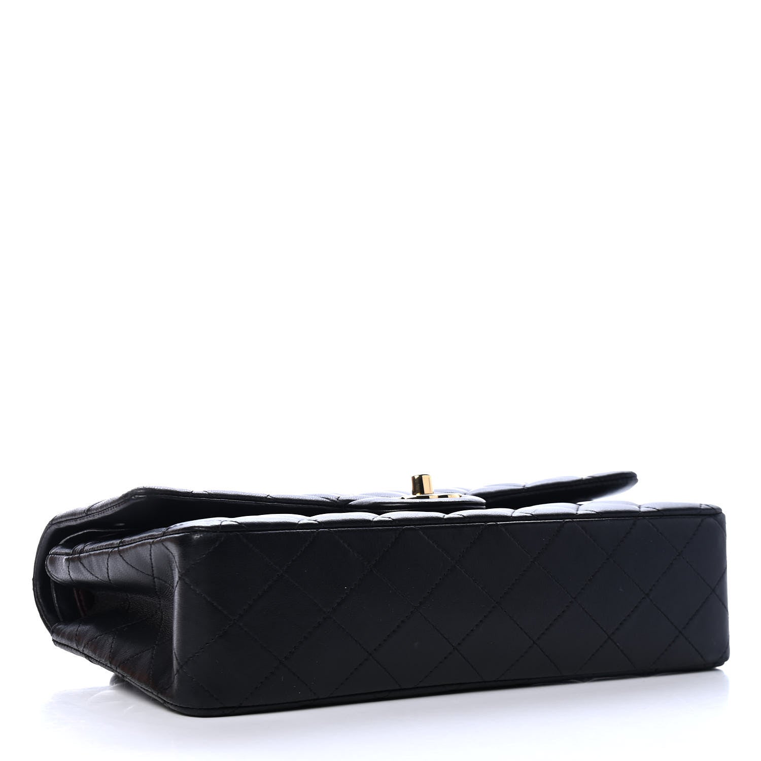 Chanel Lambskin Quilted Medium Double Flap Black 2 of 4