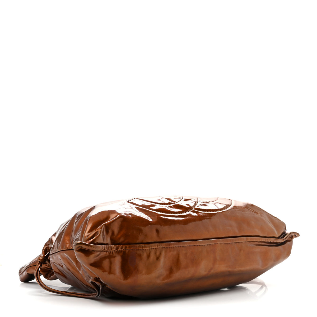 Patent Bonbons Shopper Tote Bronze