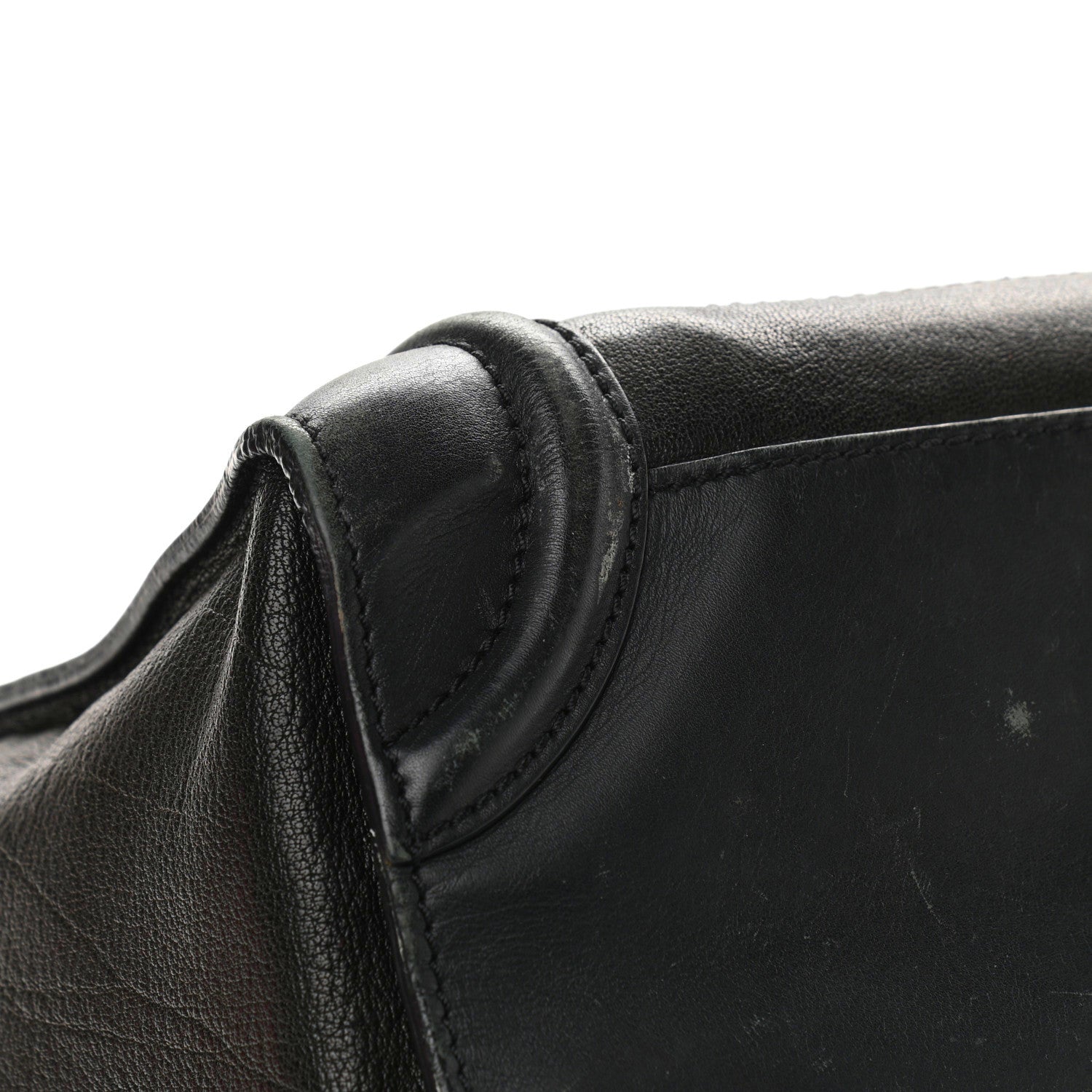 Celine Smooth Calfskin Mini Bi-Color Luggage Forest Black 14 of 29