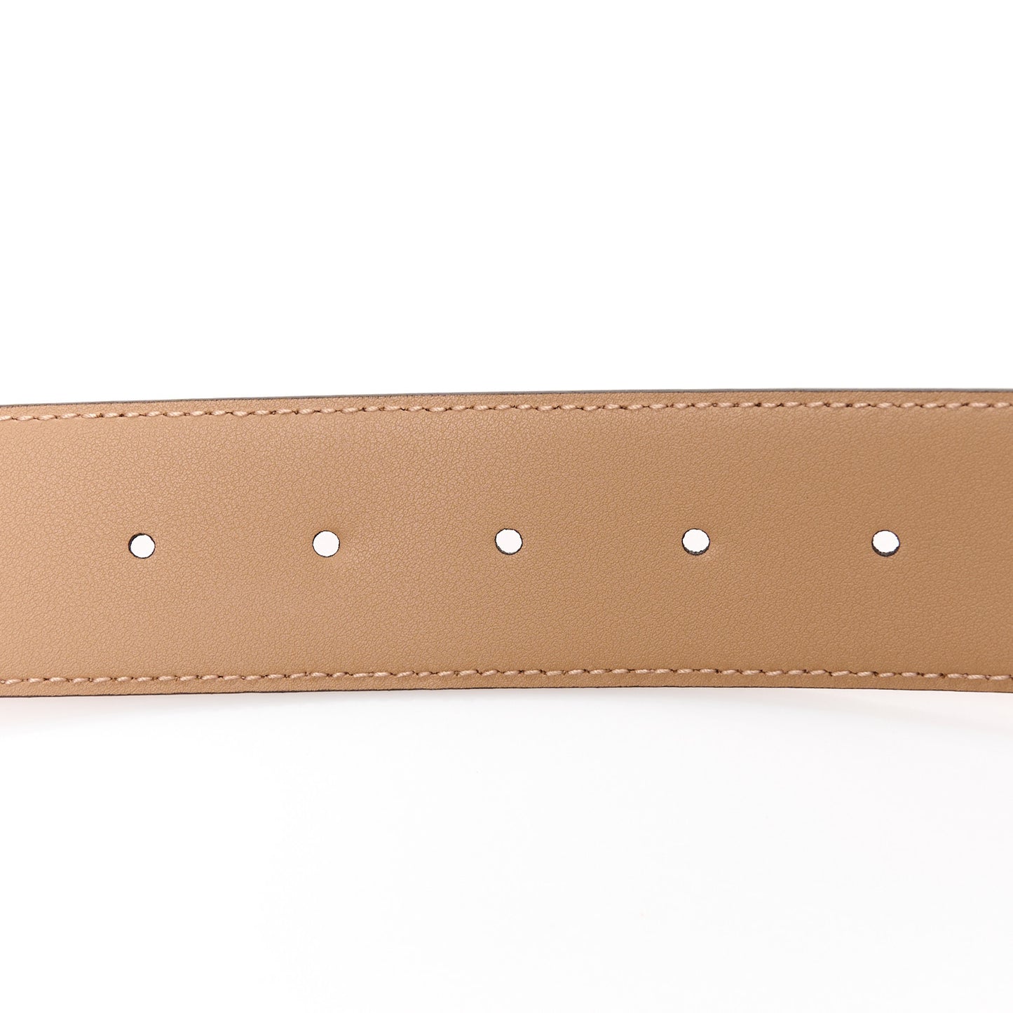 Azalea Calfskin Enamel Monochrome Double G 40mm Belt 100/40 Camelia